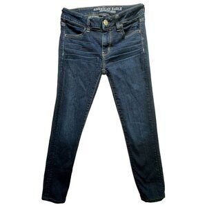 American Eagle Outfitters Women's Jegging Jeans Super Stretch Denim Size 2 Blue